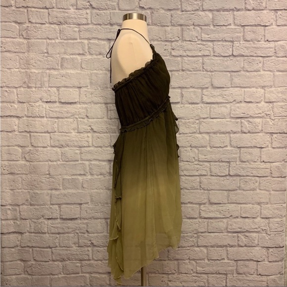 Gypsy 05 Ombré Ruffle Halter Summer Dress NWT, M - Picture 5 of 12